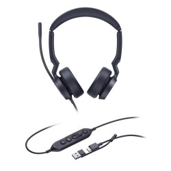 Dwustronny zestaw słuchawkowy Yealink UH44 Teams USB-C/A
