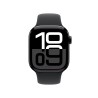 Apple Watch Series 10 Aluminium 42mm Diamentowa czerń (Sport Band Black) M/L