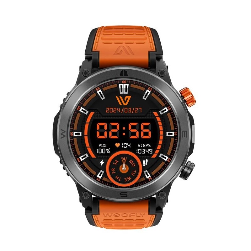 Smartwatch Weofly Conquer pomarańczowy Smartwatch Weofly Conquer pomarańczowy