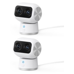 Anker Eufy | Wewnętrzna kamera bezpieczeństwa | S350 | Obiektyw szerokokątny | Blat stołu | Karta Micro SD, maks. 128 GB | Biały