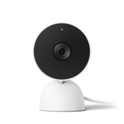Sieciowa kamera bezpieczeństwa wewnętrzna Google Nest Cam - kolorowa (dzień i noc) - 2 MP - 1920 x 1080 - 1080p - audio -