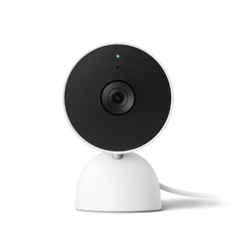Sieciowa kamera bezpieczeństwa wewnętrzna Google Nest Cam - kolorowa (dzień i noc) - 2 MP - 1920 x 1080 - 1080p - audio -