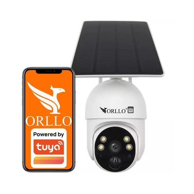 Kamera IP bezprzewodowa 4G LTE obrotowa z panelem solarnym Orllo TZ1 PRO Kamera IP bezprzewodowa 4G LTE obrotowa z panelem solarnym Orllo TZ1 PRO