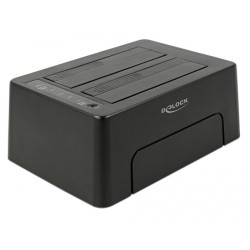 Delock USB Type-C 3.1 Stacja dokująca na 2 x SATA HDD / SSD