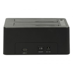 Delock USB Type-C 3.1 Stacja dokująca na 2 x SATA HDD / SSD