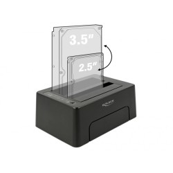 Delock USB Type-C 3.1 Stacja dokująca na 2 x SATA HDD / SSD