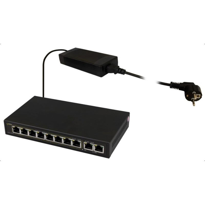 Switch PoE PULSAR SG108 (10x 10/100/1000Mbps) Switch PoE PULSAR SG108 (10x 10/100/1000Mbps)