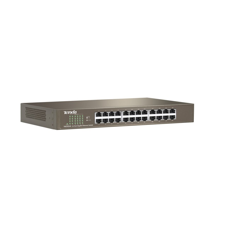 Tenda 24-port Gigabit Ethernet Switch Nie zarządzany Niebieski Tenda 24-port Gigabit Ethernet Switch Nie zarządzany Niebieski