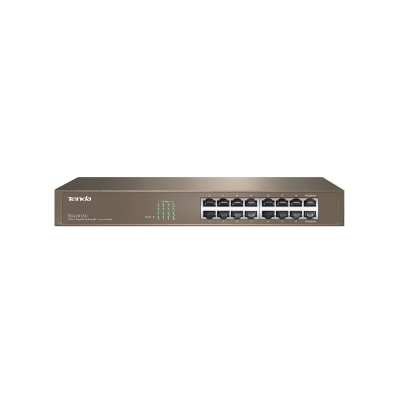 Tenda 16-port Gigabit Ethernet Switch Nie zarządzany Niebieski