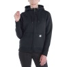 Bluza z kapturem damska Carhartt Clarksburg Zip Sweatshirt - black