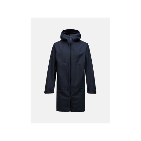 Płaszcz przeciwdeszczowy Peak Performance Treeline Shell Parka - black rozmiar: L