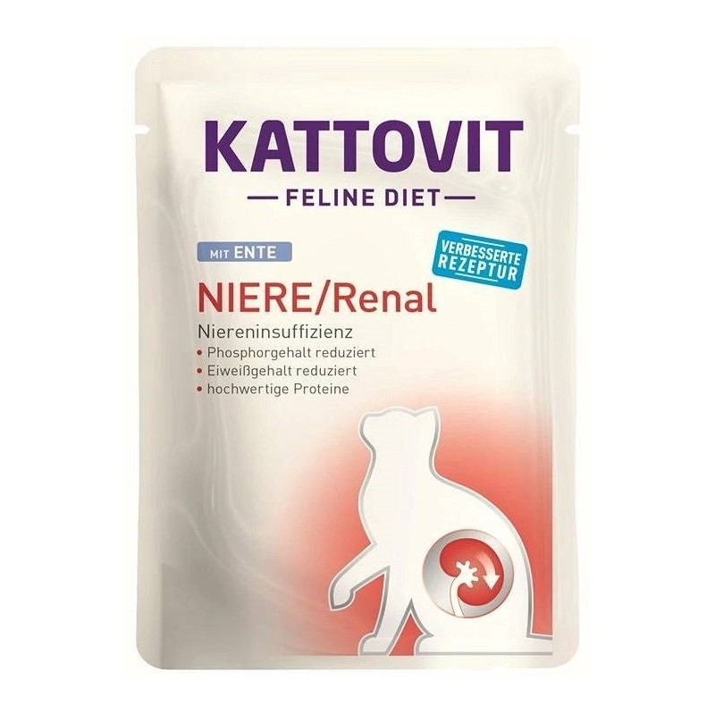 KATTOVIT NIERE/RENAL Kaczka 85g dla kota