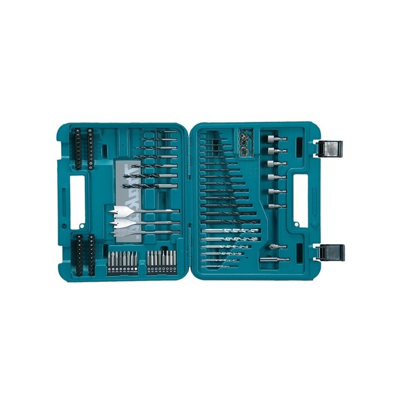 Makita zestaw akcesoriów do wiercenia i wkręcania 100szt. Makita zestaw akcesoriów do wiercenia i wkręcania 100szt.