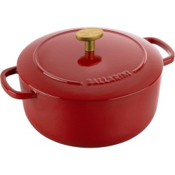 Garnek żeliwny okrągły BALLARINI BELLAMONTE 2.6 ltr, czerwony
