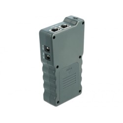 Tester kabli LCD Delock RJ45 / PoE / DC - zestaw do testowania sieci
