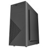 GEMBIRD OBUDOWA FORNAX 170 MIDI-TOWER (1X USB 3.1, 2X USB 2.0, 1X USB TYP-C, CZYTNIK KART, 2X MINIJACK) CZARNA
