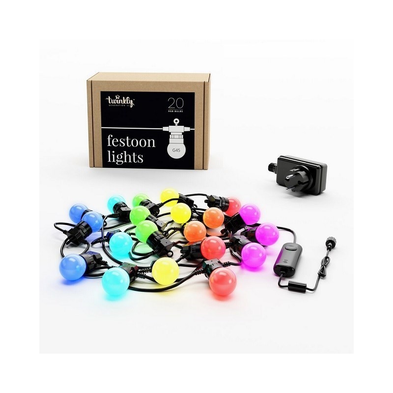 Inteligentne lampki Twinkly Festoon 20 RGB 10 m