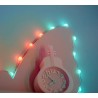 Twinkly Candies – 200 Lampki w kształcie serc RGB LEDs, zielony przewód, USB-C