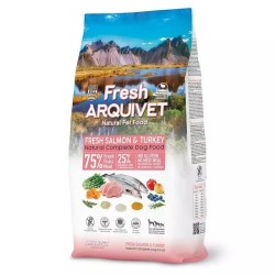 ARQUIVET FRESH - półwilgotna karma dla psa - łosoś z indykiem - 2,5kg