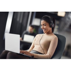 Jabra Evolve2 40 SE Zestaw słuchawkowy Przewodowa Opaska na głowę Połączenia/muzyka USB Type-C / USB Type-A Czarny