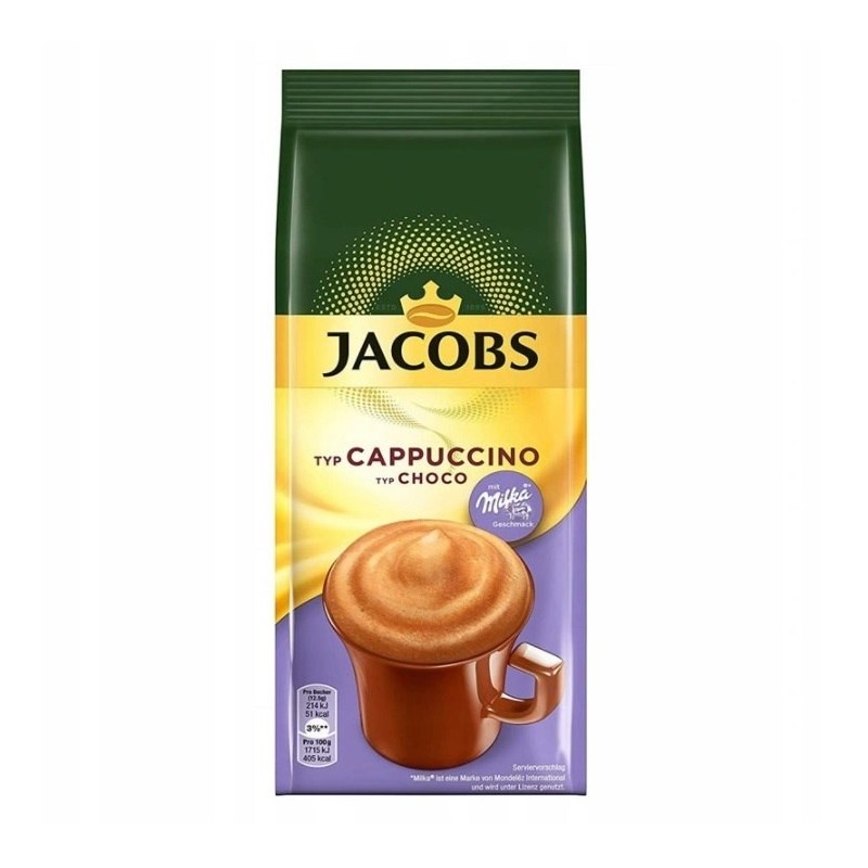 Kawa Jacobs Choco Milka 500g rozpuszczalna