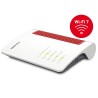Router stołowy FRITZ! Box 4690, Wi-Fi 7 (802.11be), Dwuzakresowy (2,4 GHz / 5 GHz), Ethernet LAN, Czerwony, Biały