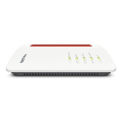 Router stołowy FRITZ! Box 4690, Wi-Fi 7 (802.11be), Dwuzakresowy (2,4 GHz / 5 GHz), Ethernet LAN, Czerwony, Biały