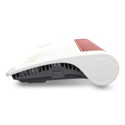Router stołowy FRITZ! Box 4690, Wi-Fi 7 (802.11be), Dwuzakresowy (2,4 GHz / 5 GHz), Ethernet LAN, Czerwony, Biały