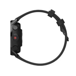 Polar Grit X Pro - Titanium - Zegarek sportowy z paskiem - perforowana skóra - szary - Rozmiar paska: M/L - Wyświetlacz 3 cm