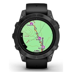 Zegarek sportowy Garmin EPIX PRO (GEN 2) AMOLED 47mm Slate Gray Black/Black Band