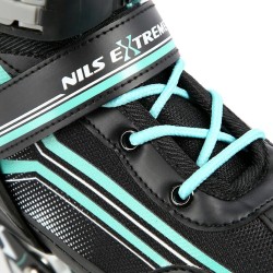 ŁYŻWOROLKI NILS EXTREME NH18190 2W1 CZARNO-NIEBIESKIE ROZM. S (29-33) Z WYMIENNĄ PŁOZĄ HOKEJOWĄ