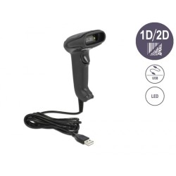 Skaner kodów kreskowych Delock USB 1D i 2D
