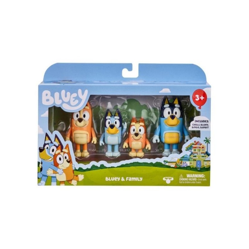 Bluey Figurki Rodzinka 4 szt.