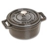 Mini garnek żeliwny okrągły Staub - 250 ml, Grafitowy