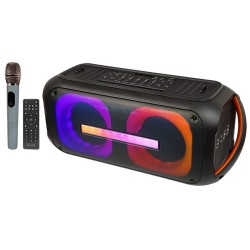 Głośnik Bluetooth + pilot + mikrofon przewodowy