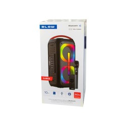 Głośnik Bluetooth + pilot + mikrofon przewodowy