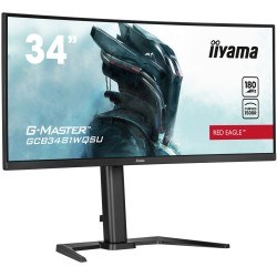iiyama G-MASTER GCB3481WQSU-B1 monitor komputerowy 86,4 cm (34") 3440 x 1440 px UltraWide Quad HD LCD Czarny
