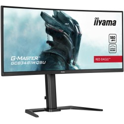 iiyama G-MASTER GCB3481WQSU-B1 monitor komputerowy 86,4 cm (34") 3440 x 1440 px UltraWide Quad HD LCD Czarny
