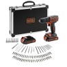 Wiertarko-wkrętarka 18V CDC18BAFC-QW BLACK+DECKER