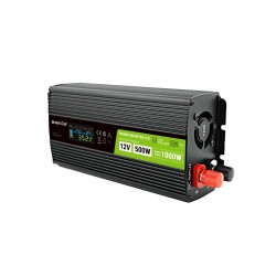 GREEN CELL PRZETWORNICA LCD 12V/230V 500W/1000W CZYSTY SINUS INVGC12P500LCD