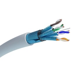 Extralink Kabel sieciowy skrętka CAT6A FTP (F/FTP) V2 Wewnętrzny 500M LSZH