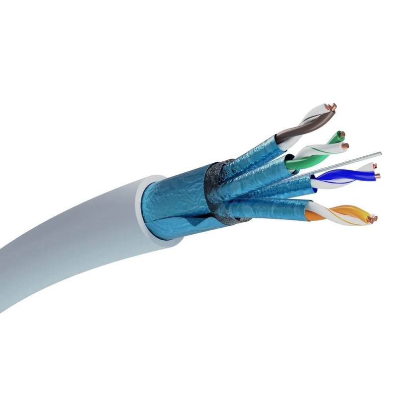 Extralink Kabel sieciowy skrętka CAT6A FTP (F/FTP) V2 Wewnętrzny 500M LSZH Extralink Kabel sieciowy skrętka CAT6A FTP (F/FTP) V2 Wewnętrzny 500M LSZH
