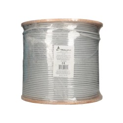 Extralink Kabel sieciowy skrętka CAT6A FTP (F/FTP) V2 Wewnętrzny 500M LSZH
