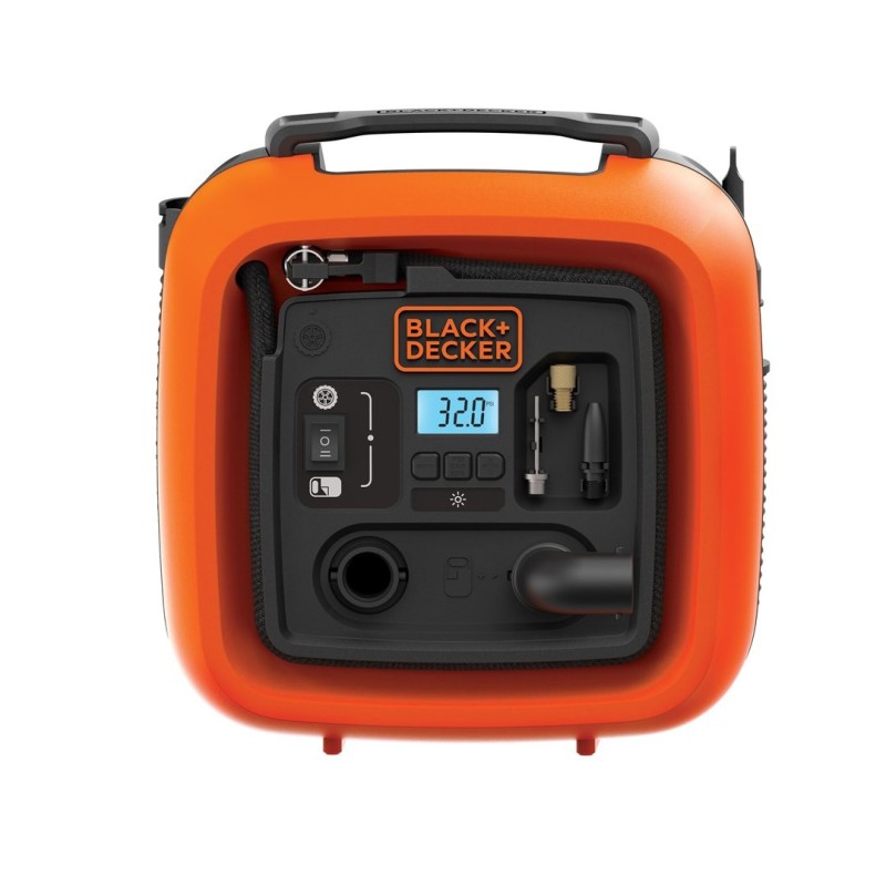 Kompresor powietrza do samochodu BLACK+DECKER Automotive ASI400-XJ Kompresor powietrza do samochodu BLACK+DECKER Automotive ASI400-XJ