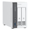 Qnap TS-216G, Tower, 2 x 2.5"/3.5" SATA, ARM 2.0GHz Quad core, 4GB, 1 x 2.5GbE + 1 x GbE, External adapter (PSU)