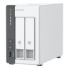 Qnap TS-216G, Tower, 2 x 2.5"/3.5" SATA, ARM 2.0GHz Quad core, 4GB, 1 x 2.5GbE + 1 x GbE, External adapter (PSU)