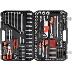 Zestaw narzędzi i kluczy YATO YT-38941 225 elem. 1/2" 3/8" 1/4" XXL