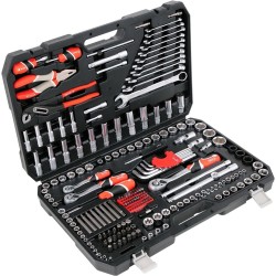 Zestaw narzędzi i kluczy YATO YT-38941 225 elem. 1/2" 3/8" 1/4" XXL
