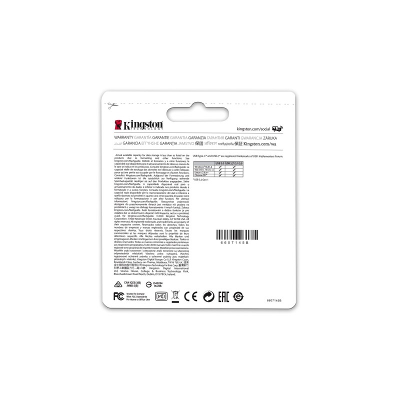 KINGSTON FLASH 256GB USB3.2 DataTraveler microDuo3C KINGSTON FLASH 256GB USB3.2 DataTraveler microDuo3C