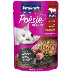 VITAKRAFT Poesie Delice w sosie multipack sauce - mokra karma dla kota - 6+1 x 85g